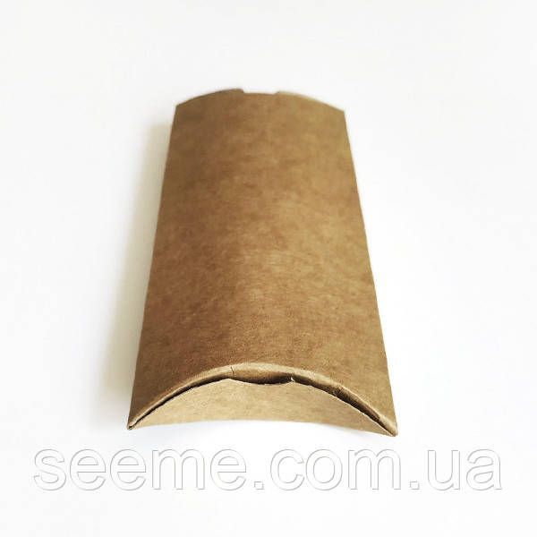 Коробка-подушка з крафт картону, 125х63х20 мм BOXF4 фото