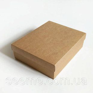 Коробка из крафт картона 250x200x70 мм. BOX3KR55 фото