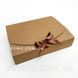 Коробка з крафт картону на стрічці, 250х200х50 мм BOX3KR100 фото 3