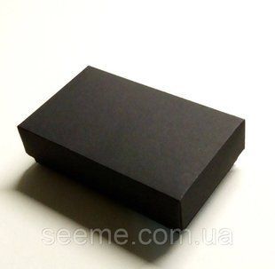 Коробка подарункова, 155x105x35 мм, колір чорний BOX51 фото