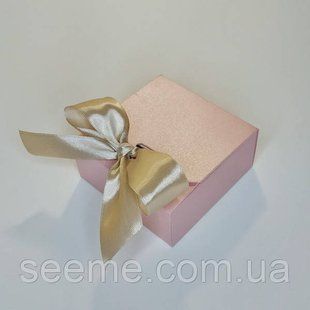 Коробка з перламутрового картону 80х80х35 мм, колір на вибір BOX135 фото