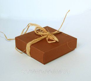Коробка подарочная 100х100х30 мм BOX100-100 фото