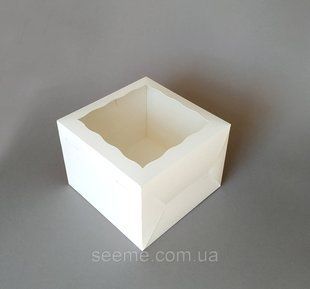 Коробка подарункова з віконцем 200x200x150 мм BOXMEL73 фото
