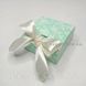 Коробка подарункова, 80х80х35 мм, колір м'ятний з малюнком BOX55304 фото 4