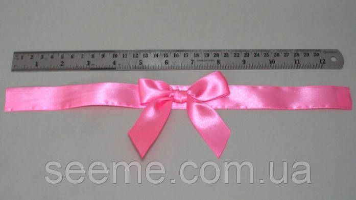 Бант атласный 80 мм на ленте BOW4 фото