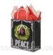 Бумага тишью с новогодним принтом "Peace", 1 лист BT13 фото 3