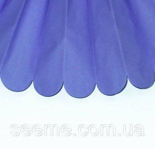 Бумажные помпоны из тишью &laquo;Periwinkle&raquo;, диаметр 25 см. PVA60 фото