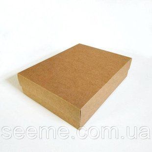 Коробка подарункова з крафт картону 200х150х50 мм BOX3KR58 фото