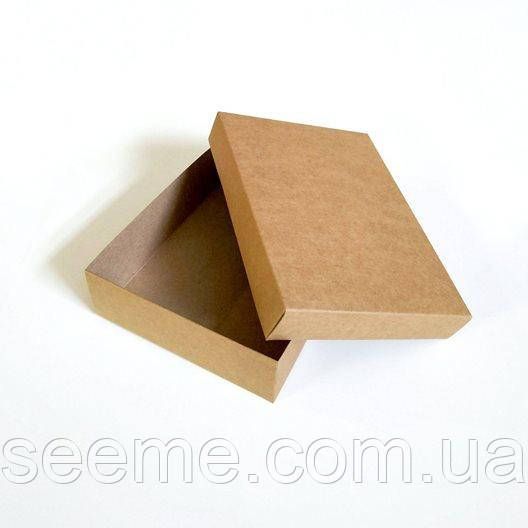Коробка подарункова з крафт картону 200х150х50 мм BOX3KR58 фото